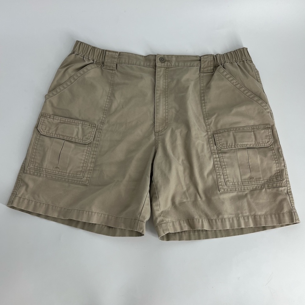 Savane Cargo Shorts Mens 42 Tan Khaki Safari Outdoor‎ Hiking Utility Pockets